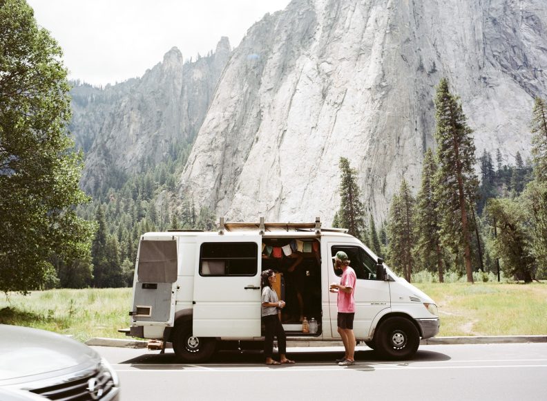 Van life in Yosemite