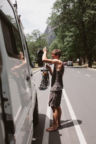 Van life in Yosemite