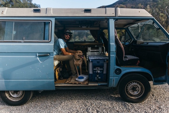 Van Life Profile: Kyle Moran (and His Dog) of Pasadena, California